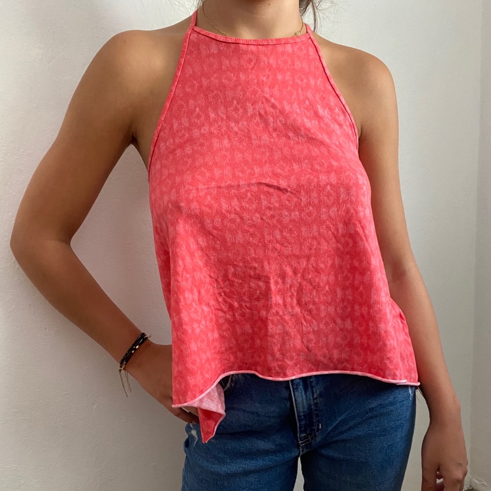Peach Halter Top - Picture 4 of 7